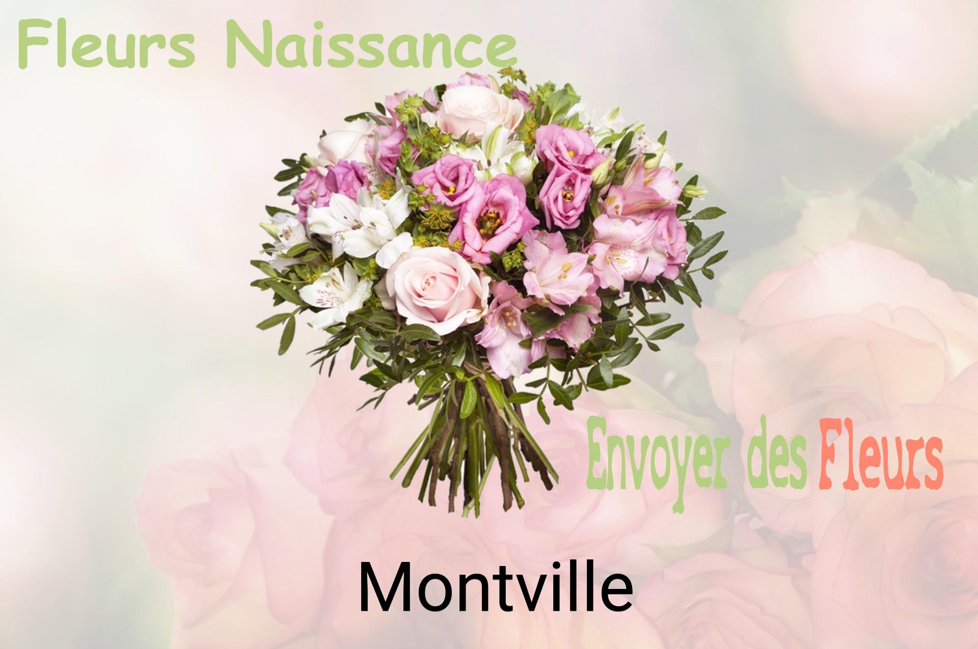 Bouquet de fleurs de naissance livré à Montville